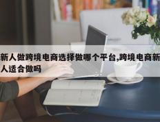 新人做跨境电商选择做哪个平台,跨境电商新人适合做吗