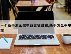 一个新手怎么做电商卖货赚钱,新手怎么干电商