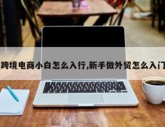 跨境电商小白怎么入行,新手做外贸怎么入门