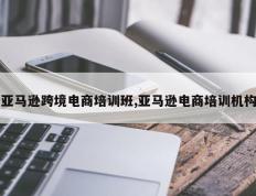 亚马逊跨境电商培训班,亚马逊电商培训机构