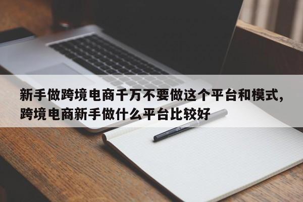 新手做跨境电商千万不要做这个平台和模式,跨境电商新手做什么平台比较好