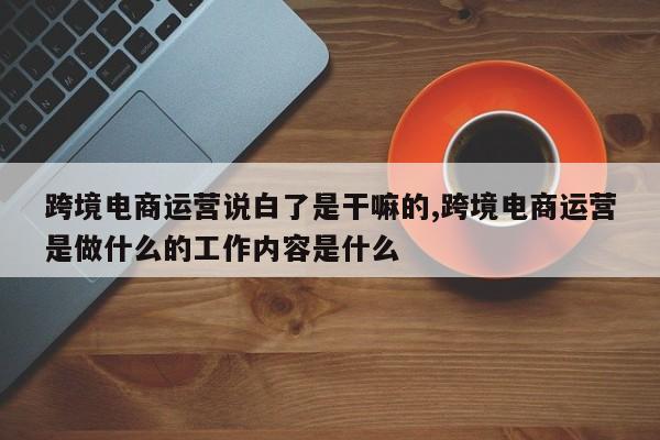 跨境电商运营说白了是干嘛的,跨境电商运营是做什么的工作内容是什么