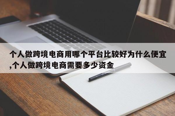 个人做跨境电商用哪个平台比较好为什么便宜,个人做跨境电商需要多少资金