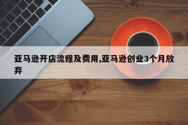 亚马逊开店流程及费用,亚马逊创业3个月放弃